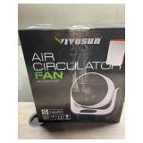 VIVOSUN Air Circulator Fan Strong Wind Floor Fan Table Fan with Remote Control for Bedroom, Home, Dorm, Office, ETL Certified
