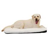 Dog Bed Pet Cushion Crate Mat Soft Pad Washable and Cozy for Medium Large Dog