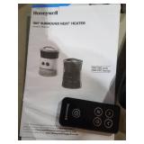 Honeywell HHF370B 360 Degree Surround Fan Forced Heater with Surround Heat Output Charcoal Grey Energy Efficient Portable Heater