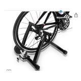 DRMOIS Bike Trainer Stand Portable Stainless Steel Indoor Exercise Bicycle Trainer Magnetic Flywheel, Stationary Bike Resistance Trainers for Road & Mountain Bikes