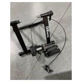 DRMOIS Bike Trainer Stand Portable Stainless Steel Indoor Exercise Bicycle Trainer Magnetic Flywheel, Stationary Bike Resistance Trainers for Road & Mountain Bikes