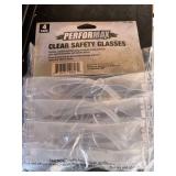 4 pack clear safety goggles