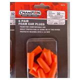 4 - 6 pair packs of ear plugs