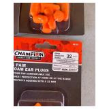 4 - 6 pair packs of ear plugs