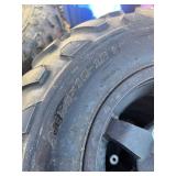 set of ATV tires - removed from Kawasaki model unknown
