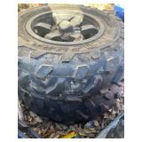 set of ATV tires - removed from Kawasaki model unknown