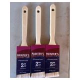 3 ct 2 inch paint brushes