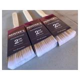 3 ct 2 inch paint brushes