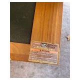 wooden tool box - door lock has been drilled