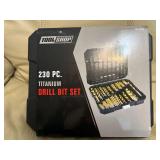 230 pc drill bit set NIB