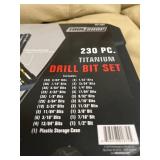 230 pc drill bit set NIB