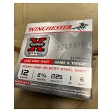 12 gauge Winchester steel 6 shot