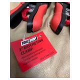 (2) 3 inch ratcheting clamps