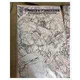 (4) Transformers Megatron Origin #1-4 retailer incentive covers comics