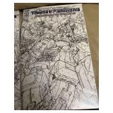 (4) Transformers Megatron Origin #1-4 retailer incentive covers comics
