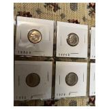 8 uncirculated Roosevelt dimes