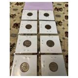 8 uncirculated Roosevelt dimes