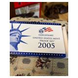 2005 mint set with certificate of authenticity