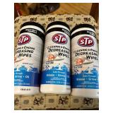 degreasing wipes