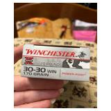 30-30 win 170 gr 20 rounds Winchester ammo