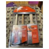 3 paint brush set