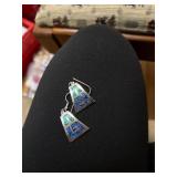 two Aztec-style necklace with earring sets