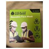 16 pack washable triple layer face masks