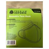 16 pack washable triple layer face masks