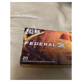 Federal 243 Win bonded soft point 95 gr 20 rounds