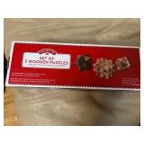 holiday gift set of 3 puzzles