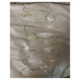 (7) gold colored chain necklaces