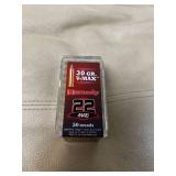 Hornady 30 gr V-Max 22 mag ammo 50 rounds