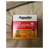 .22 Super Extra ammo 40 gr 500 rounds