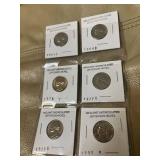 brilliant uncirculated Jefferson nickels