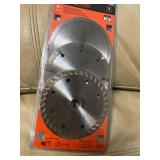 (3) diamond saw blades 4 inch