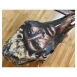 skull with Native American design