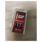 20 gr XTP 17 HMR 50 rounds ammo