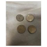 (4) Sacajawea $1 coins