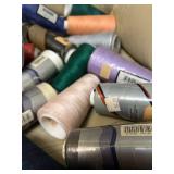 over 20 rolls SureLock thread for overlock machines - some open