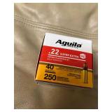 .22 super extra copper plated bullets 40 gr 250 cartridges