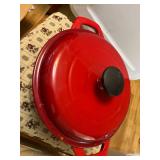 porcelain cast iron pot