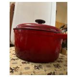 porcelain cast iron pot