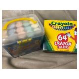 crayons and chalk
