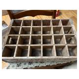 wooden soda crate