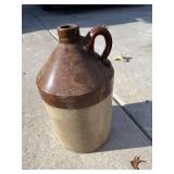 stoneware jug approx 1 gal