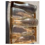 (5) quart glass jugs