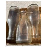 (5) quart glass jugs