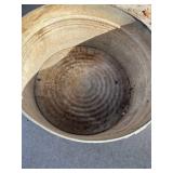 galvanized wash tub