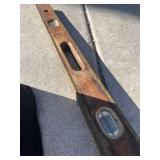 4 ft level with brass edge