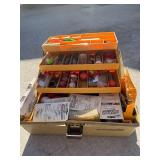 tackle box with contents